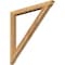 Ekena Millwork Traditional Traditional Rough Sawn Bracket, Western Red Cedar, 4"W x 48"D x 48"H BKT04X48X48TRA01RWR - alternate 1